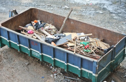 Deptford flat clearance team removing furniture